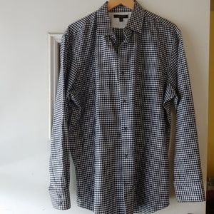 Banana Republic gingham plaid shirt